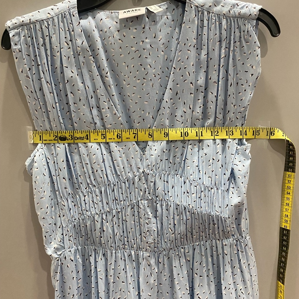 Vero Moda Aware Light Blue Patterned Dress - Picture 6 of 6